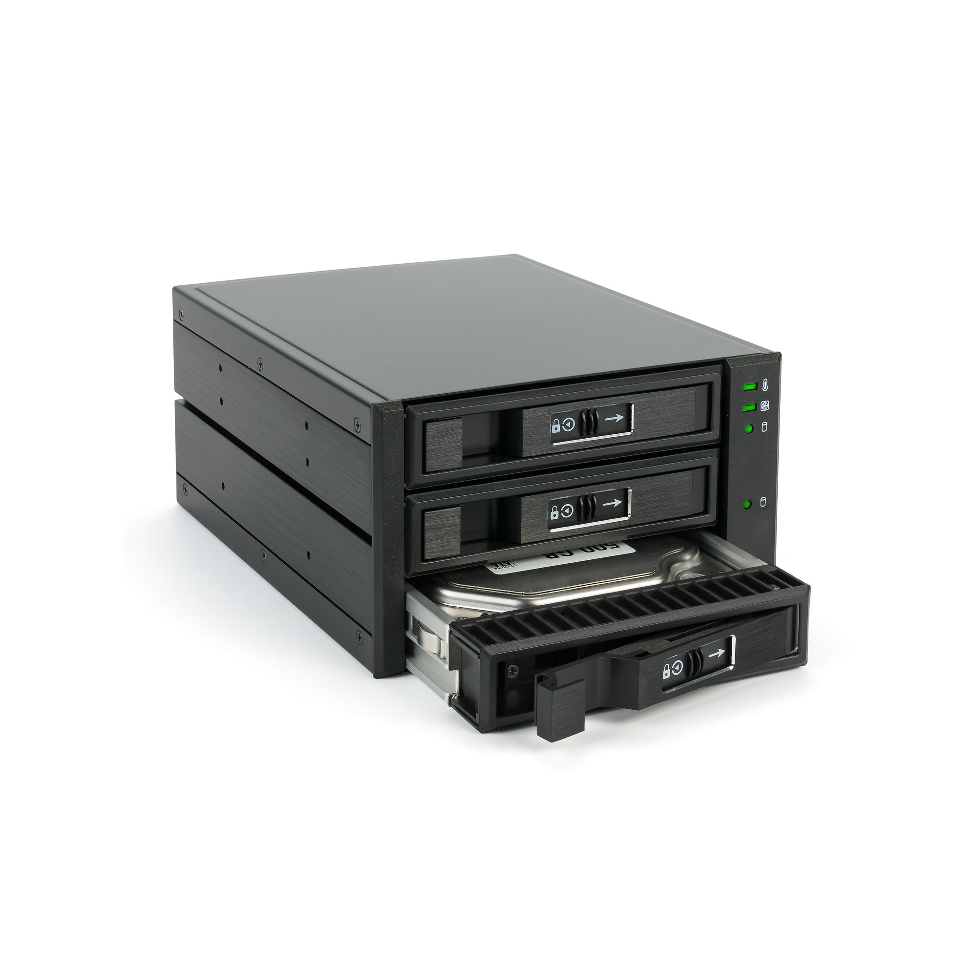 FANTEC BP-T2131, SAS & SATA Backplane für 3x 3,5 Zoll/2,5 Zoll HDD/SSD, schwarz