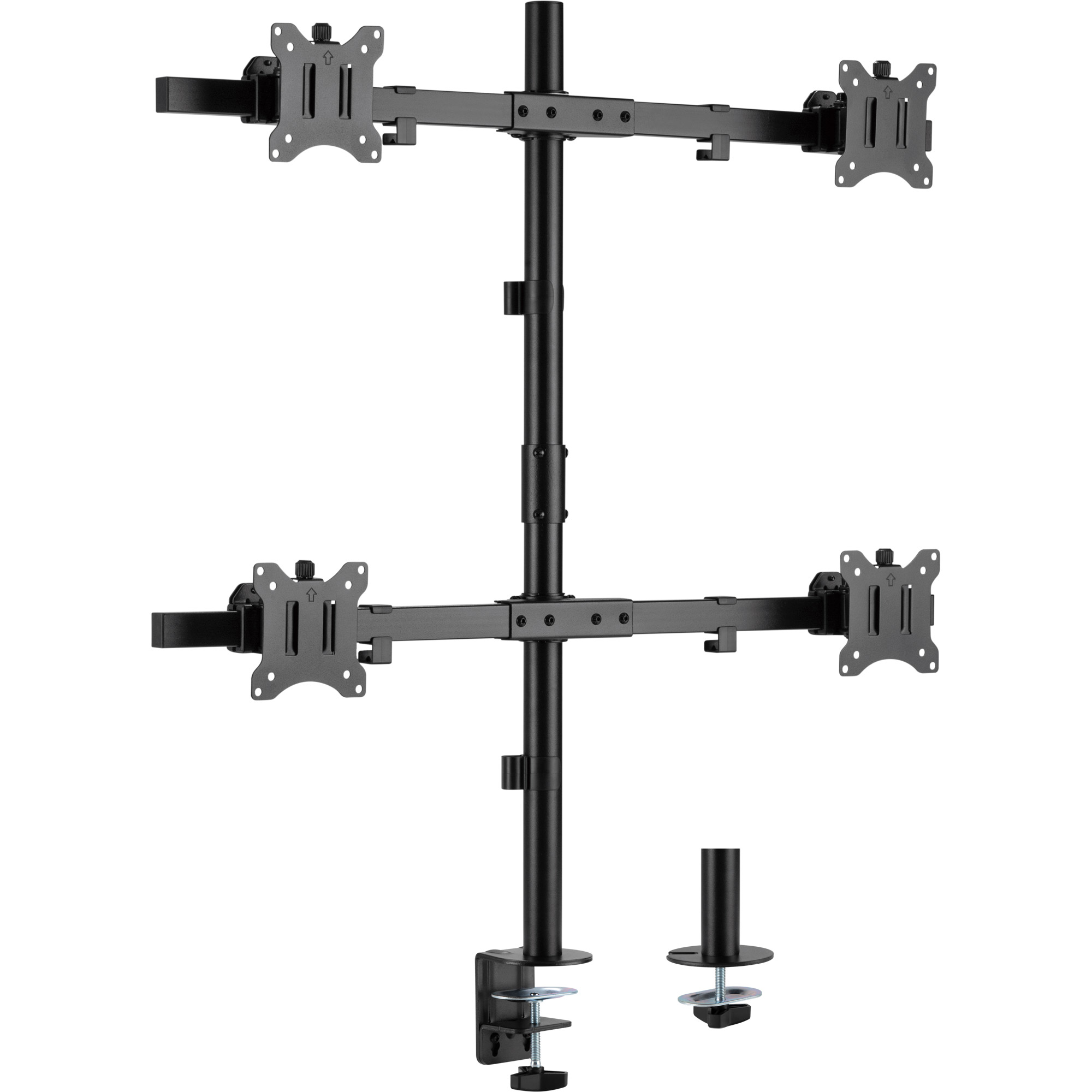 InLine® Tischhalterung, für 4x LCD-/LED-Display bis 81cm (32 Zoll), max. 9kg