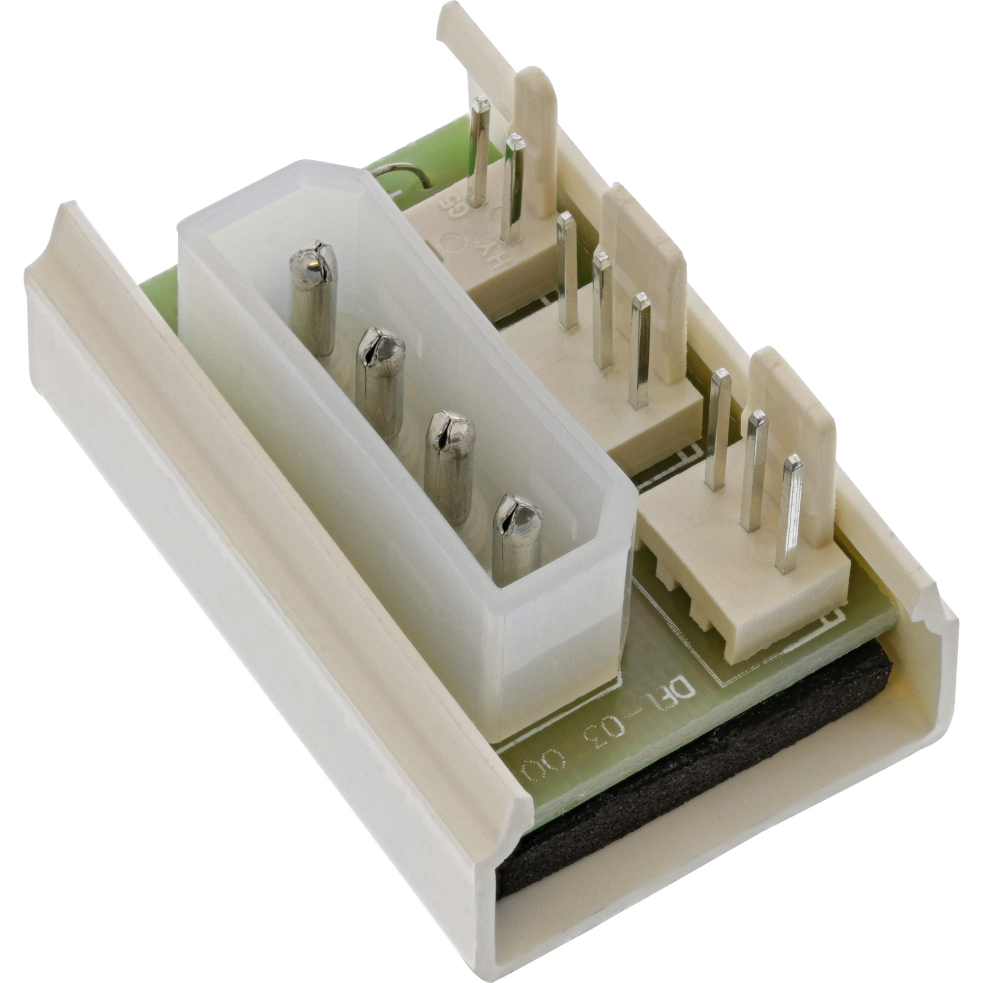 InLine® Lüfter Power Adapterplatine, 1x 13,34cm (5,25 Zoll) zu 2x Lüfter