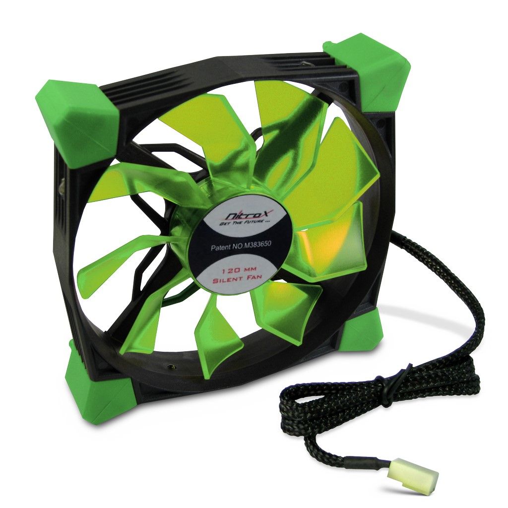 Fan 120mm Nitrox N-120-GR LED, silica GEL