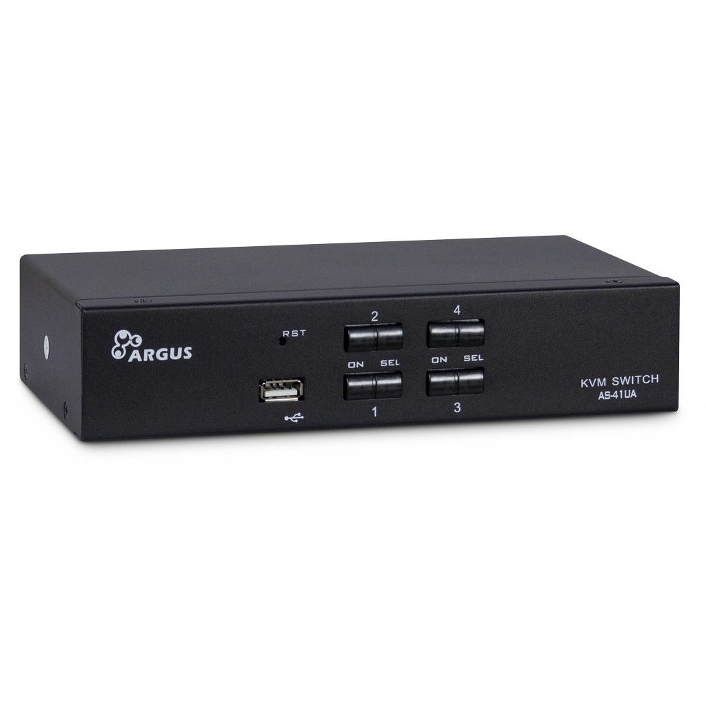 IPC KVM Switch AS-41UA VGA, Metall