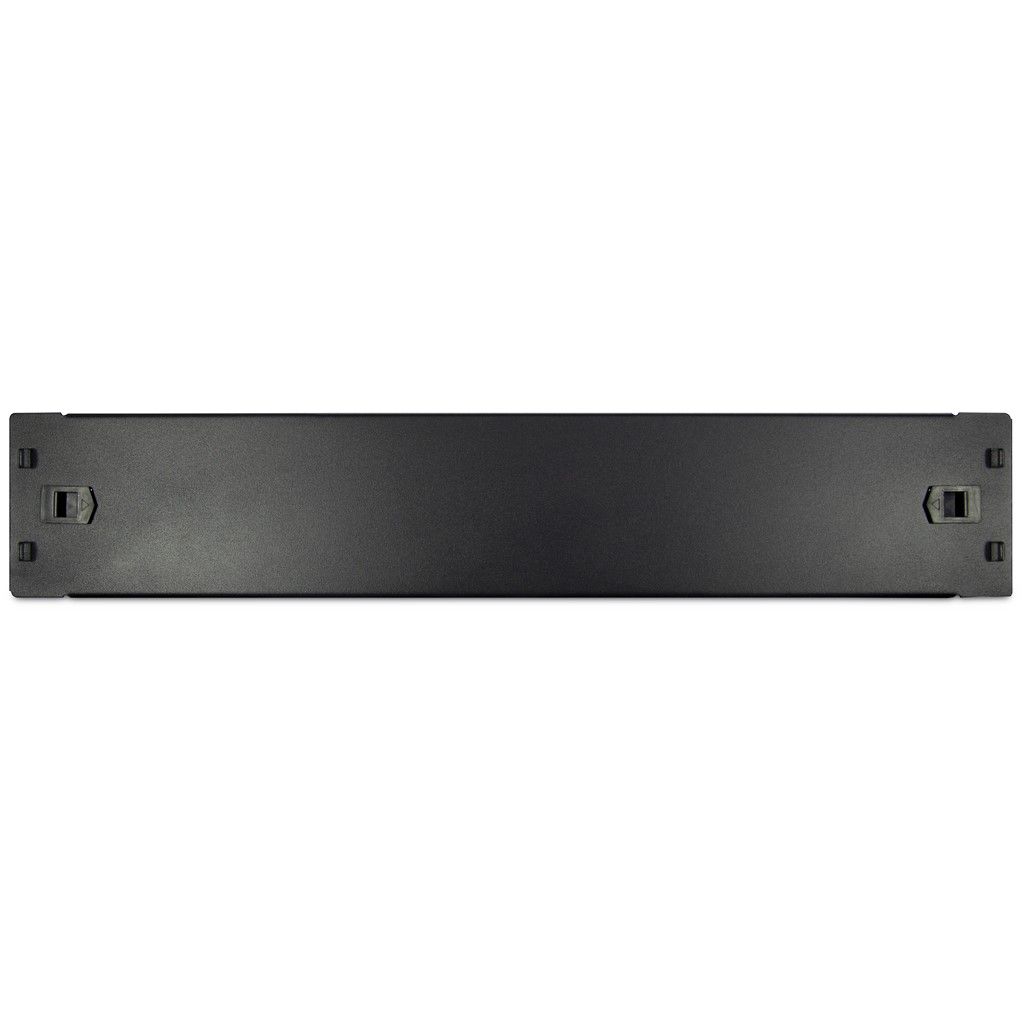 IPC 19 Zoll Blindplatte SW-BP2-GK, schwarz 2HE, geklippt