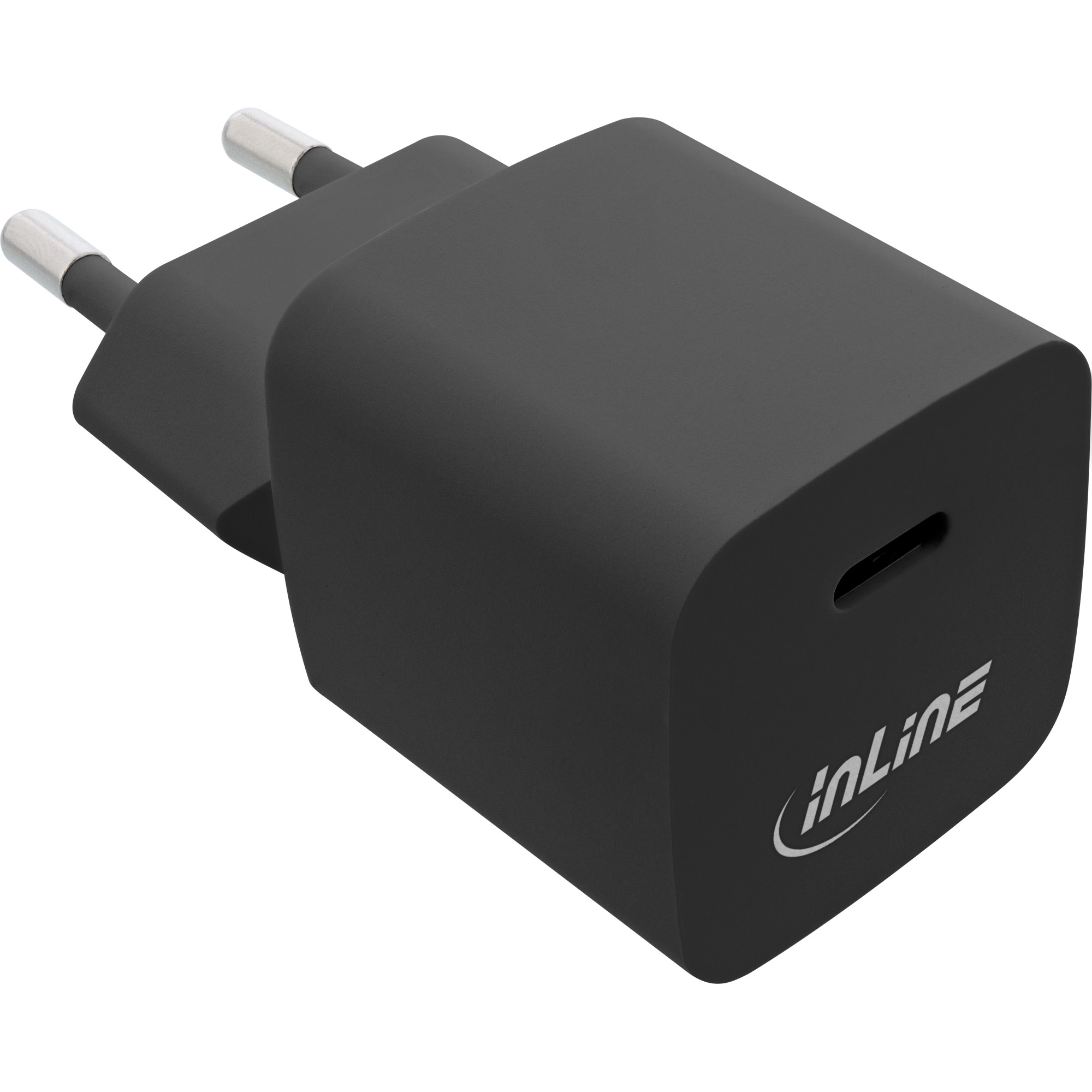InLine® USB Netzteil Ladegerät Single USB-C, Power Delivery, PPS, 33W, schwarz