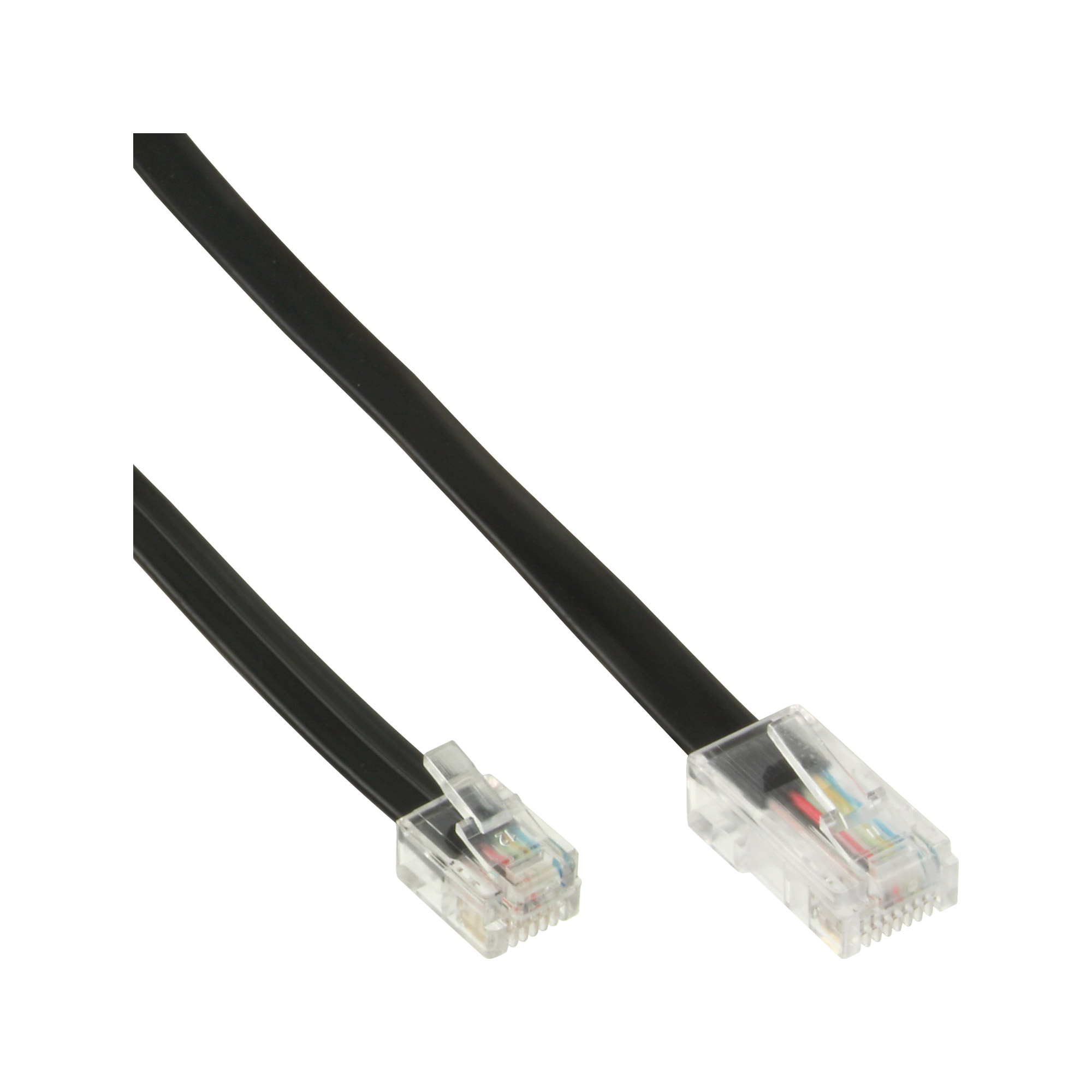 InLine® Modularkabel, RJ45 zu RJ12 Stecker / Stecker, 6adrig, 6m