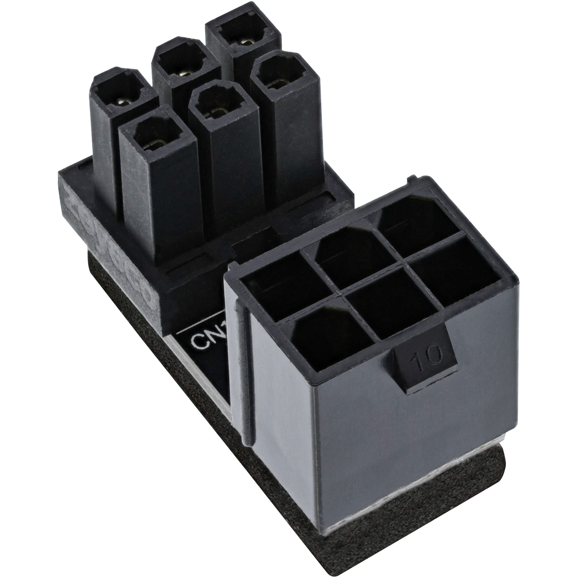 InLine® Stromadapter intern, 180° ATX 6pol Stecker / Buchse (gedreht), für Desktop-Grafikkarte
