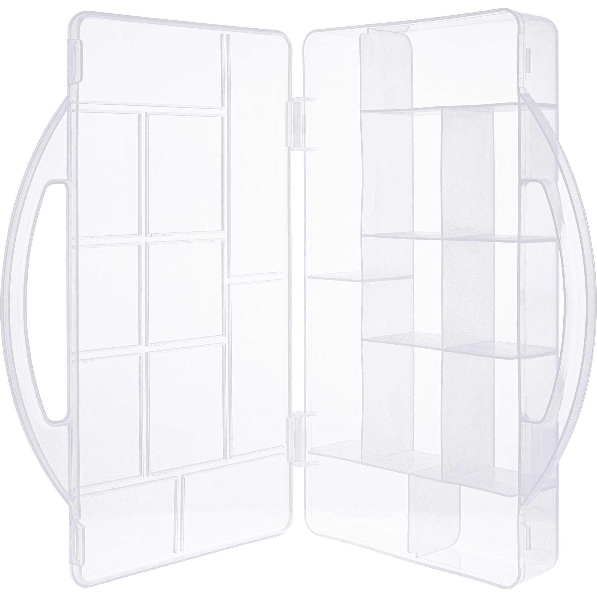InLine® Kleinteilebox, 11 Fächer, Abmessungen: 271x186x40mm, transparent