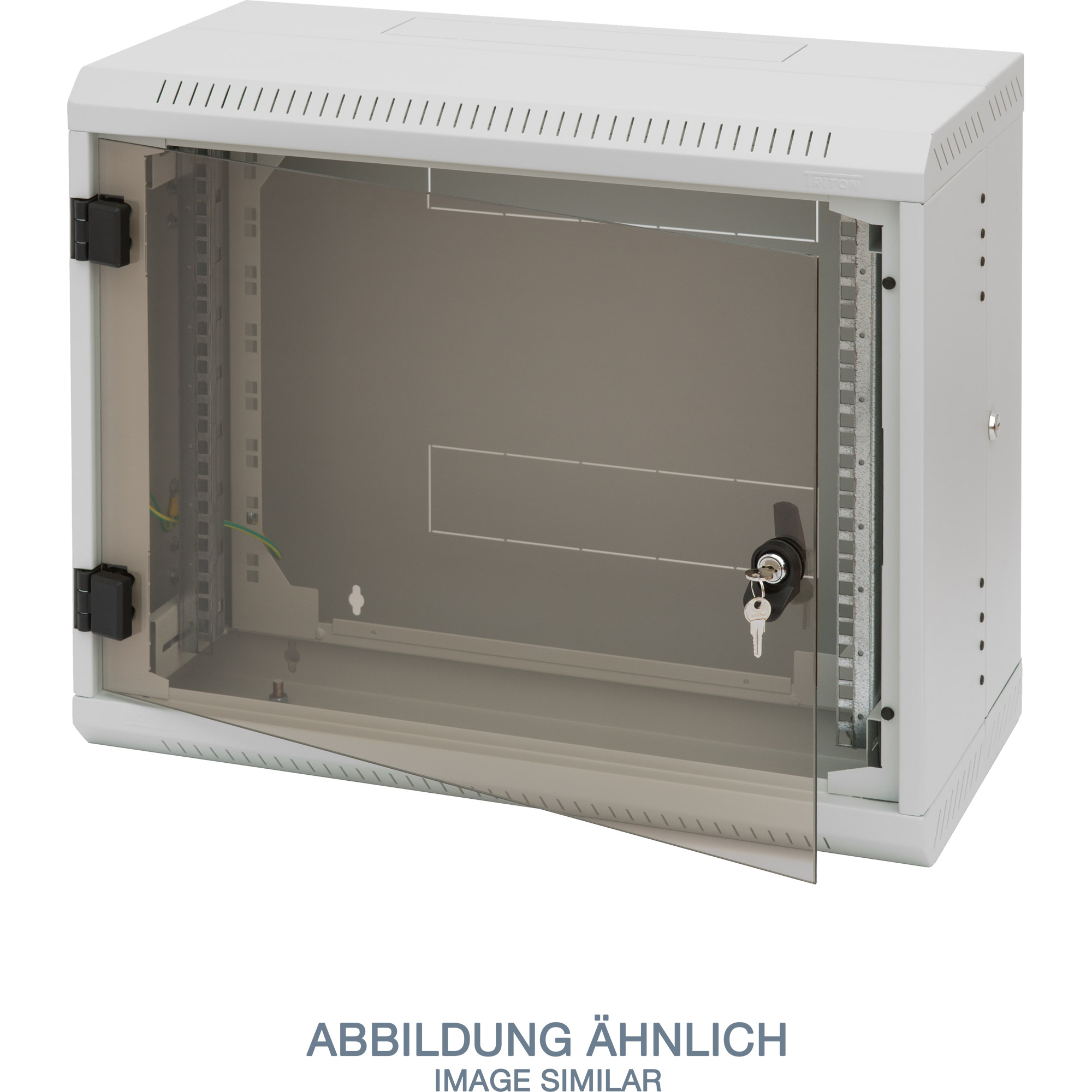 Triton RBA-06-AD2-CAX-A1 19 Zoll Wandschrank 6HE, 600x295mm, zweiteilig, grau