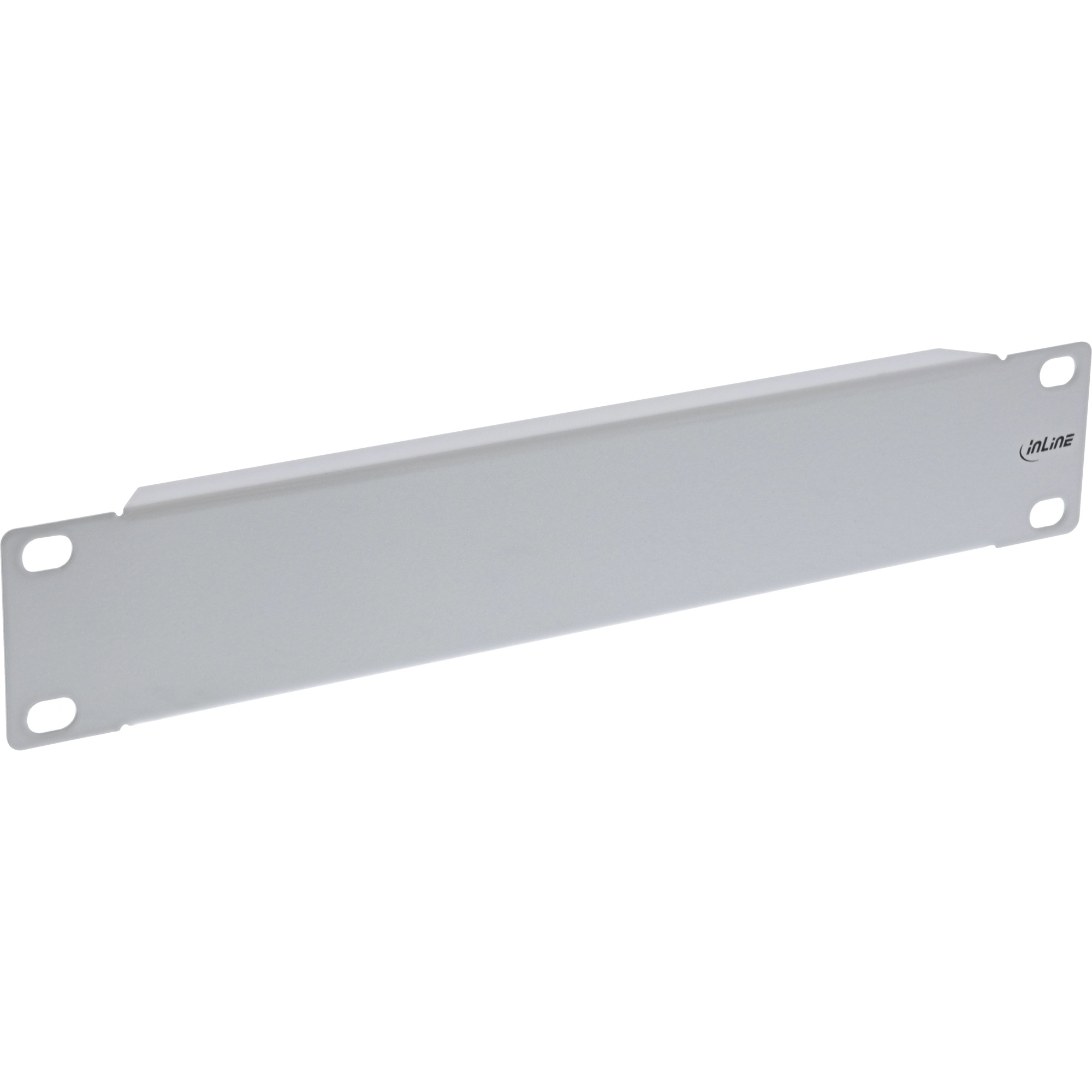InLine® 10 Zoll Blindplatte, 1HE, RAL 7035 grau