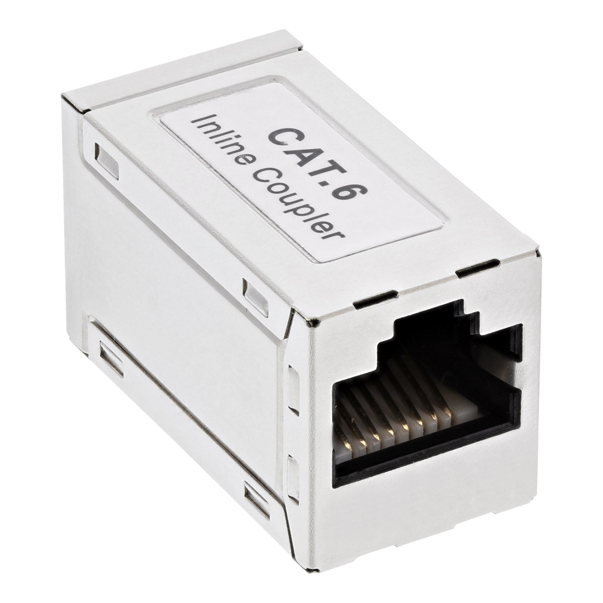 InLine® Patchkabelkupplung Cat.6, 2x RJ45 Buchse, geschirmt