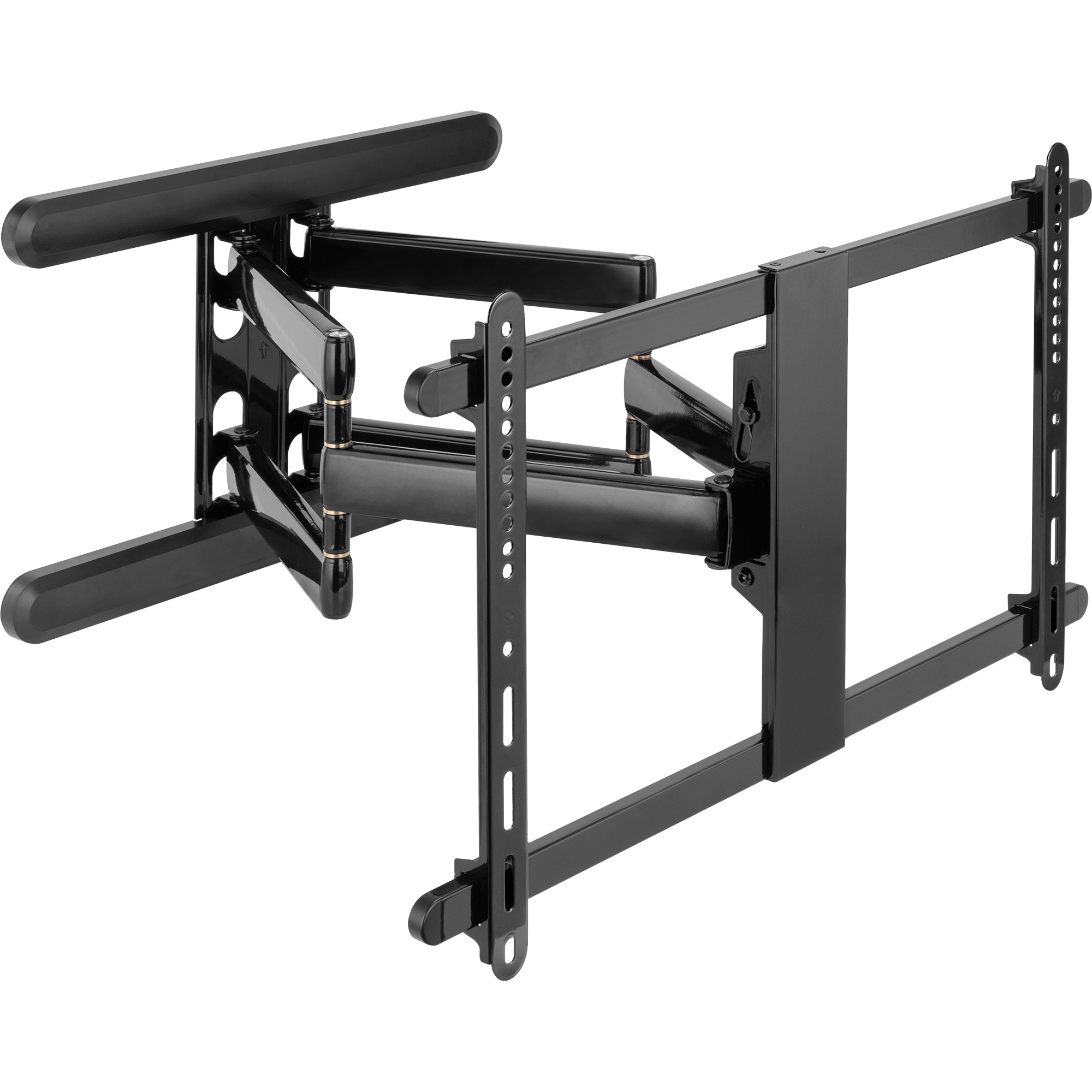 InLine® Premium Aluminium Wandhalterung, für Flach-TV (37-80 Zoll), max. 70kg, schwarz