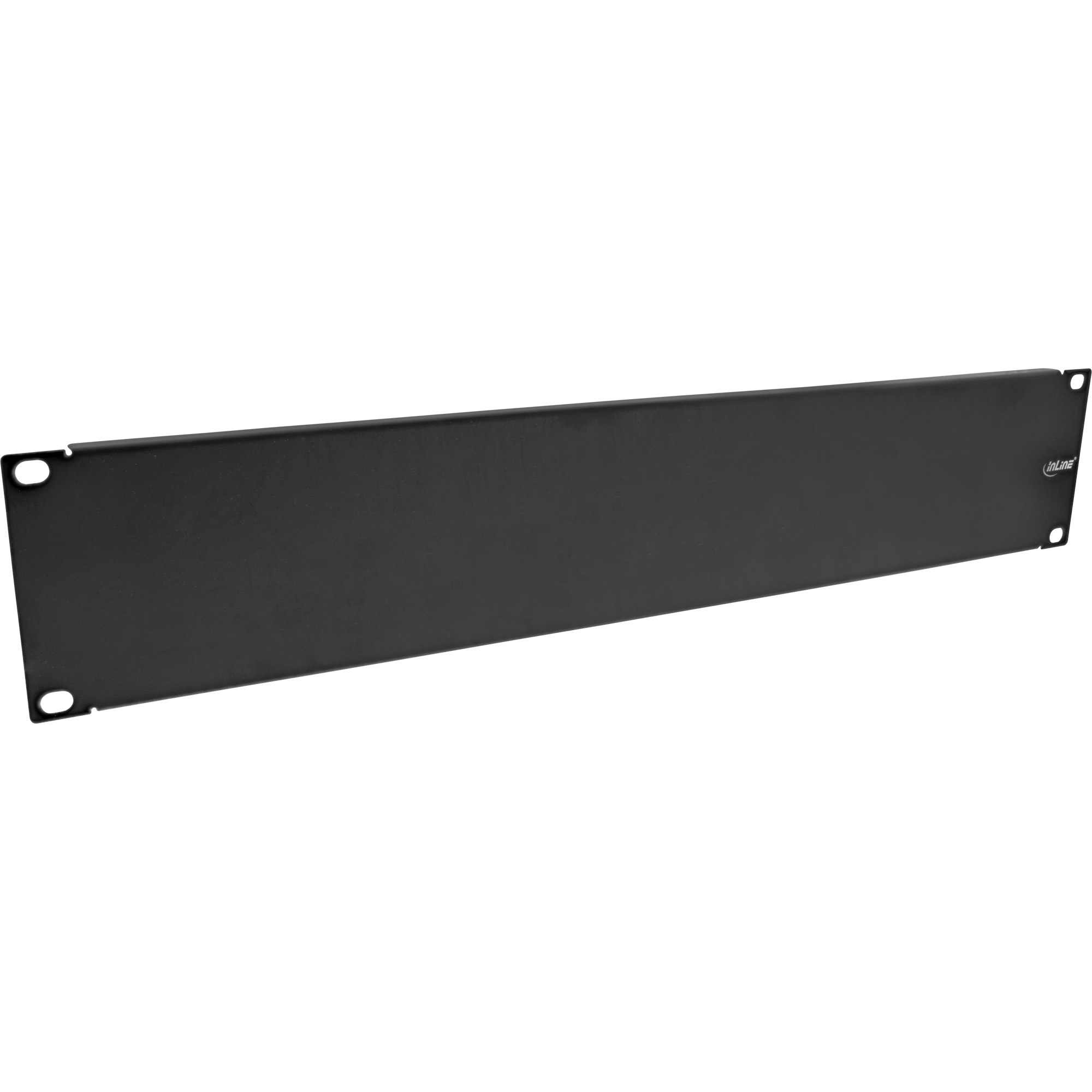 InLine® 19 Zoll Blindplatte, 2HE, RAL 9005 schwarz