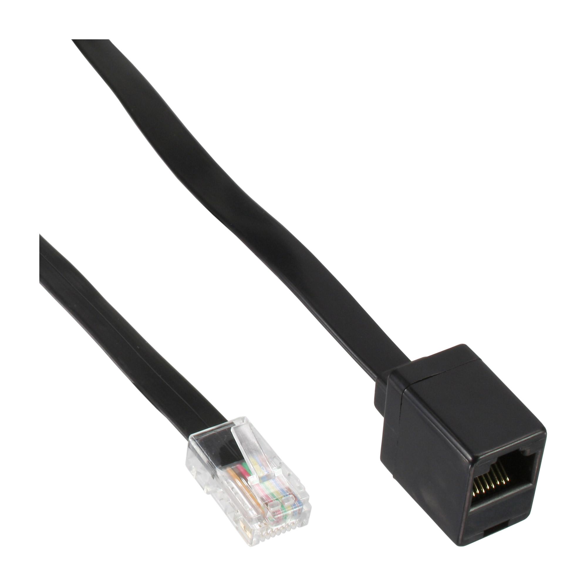 InLine® ISDN-Verlängerung, RJ45 (8P8C) Stecker / Buchse, 6m