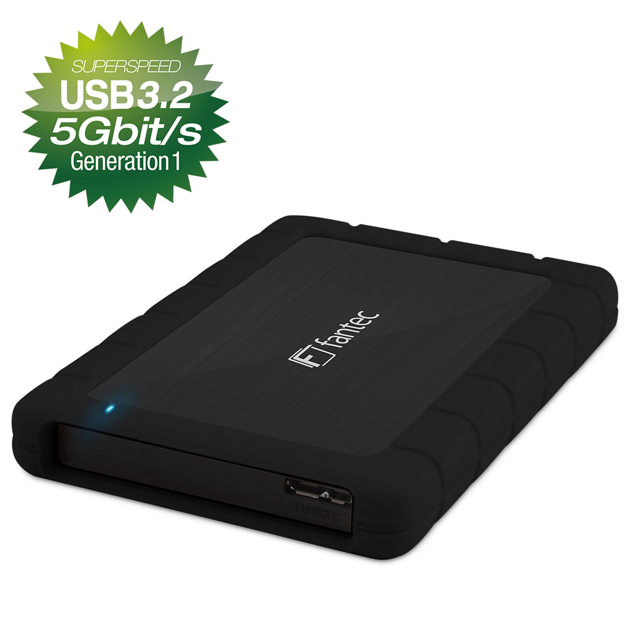 FANTEC AluPro U3 (schwarz) Gehäuse 2,5 Zoll, USB 3.0