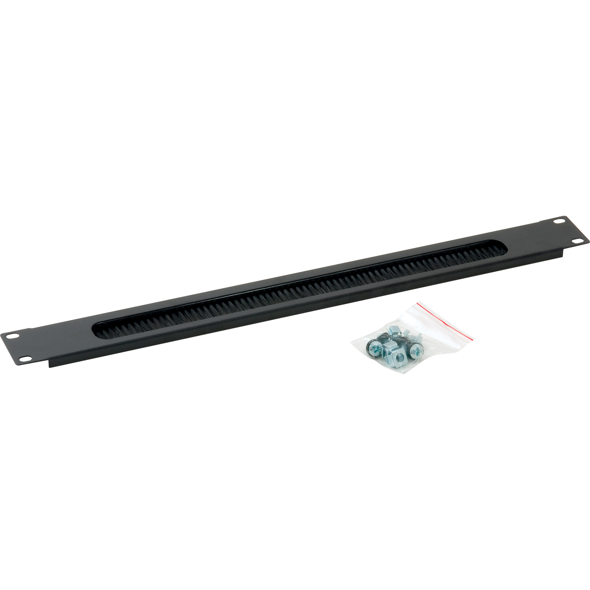 Triton RAB-ZP-X03-A2 19 Zoll Durchführungsplatte 1HE mit Bürste, schwarz