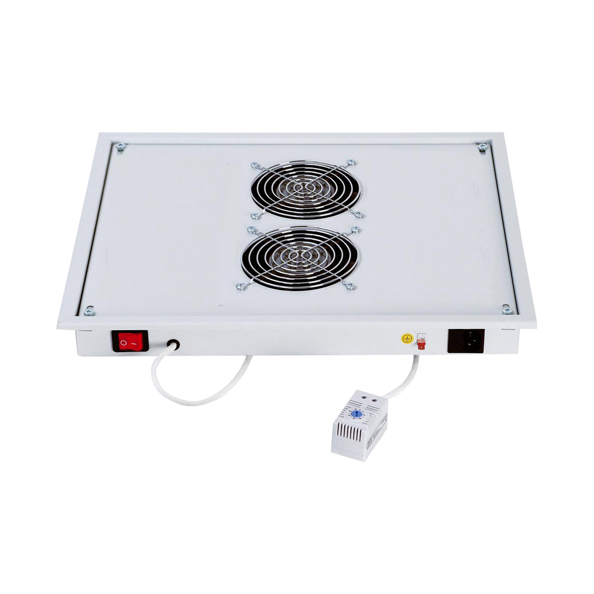 Triton RAC-CH-X03-X3 19 Zoll Belüftungseinheit für Dach/Boden, grau