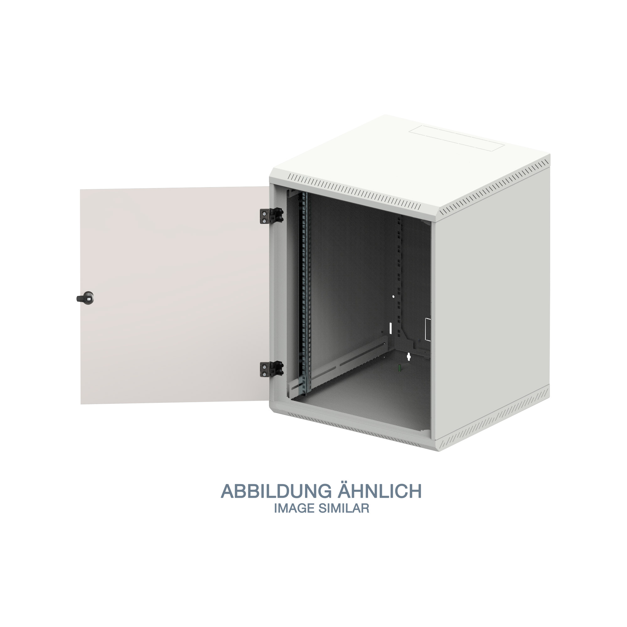 Triton RBA-09-AS6-CAX-A1 19 Zoll Wandschrank 9HE, 600x595mm, einteilig, grau