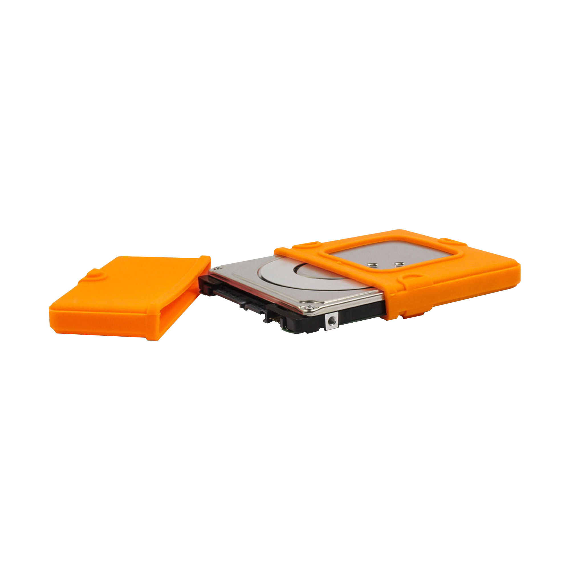 FANTEC Schutzhülle für 2,5 Zoll Festplatten, orange