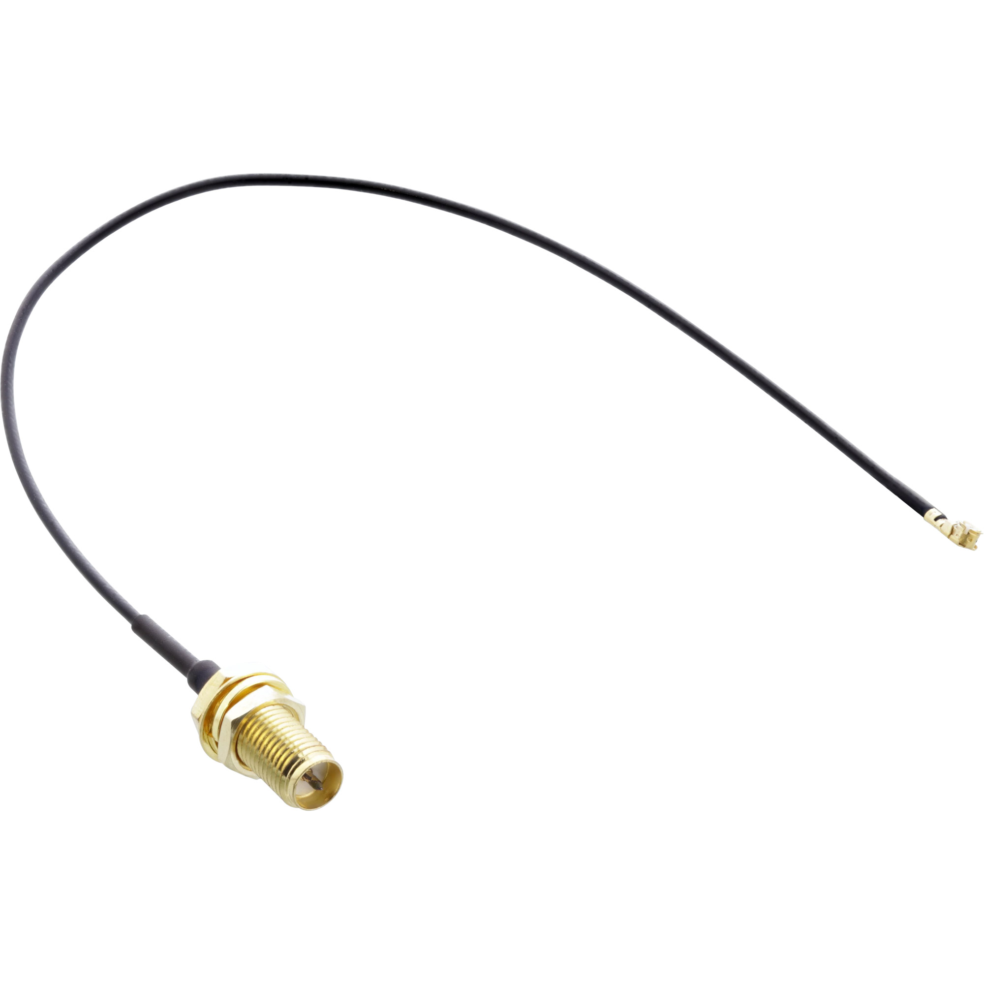 InLine® WLAN Adapterkabel, R-SMA Buchse auf U.FL Stecker, 0,2m, für AVM Fritz-Box