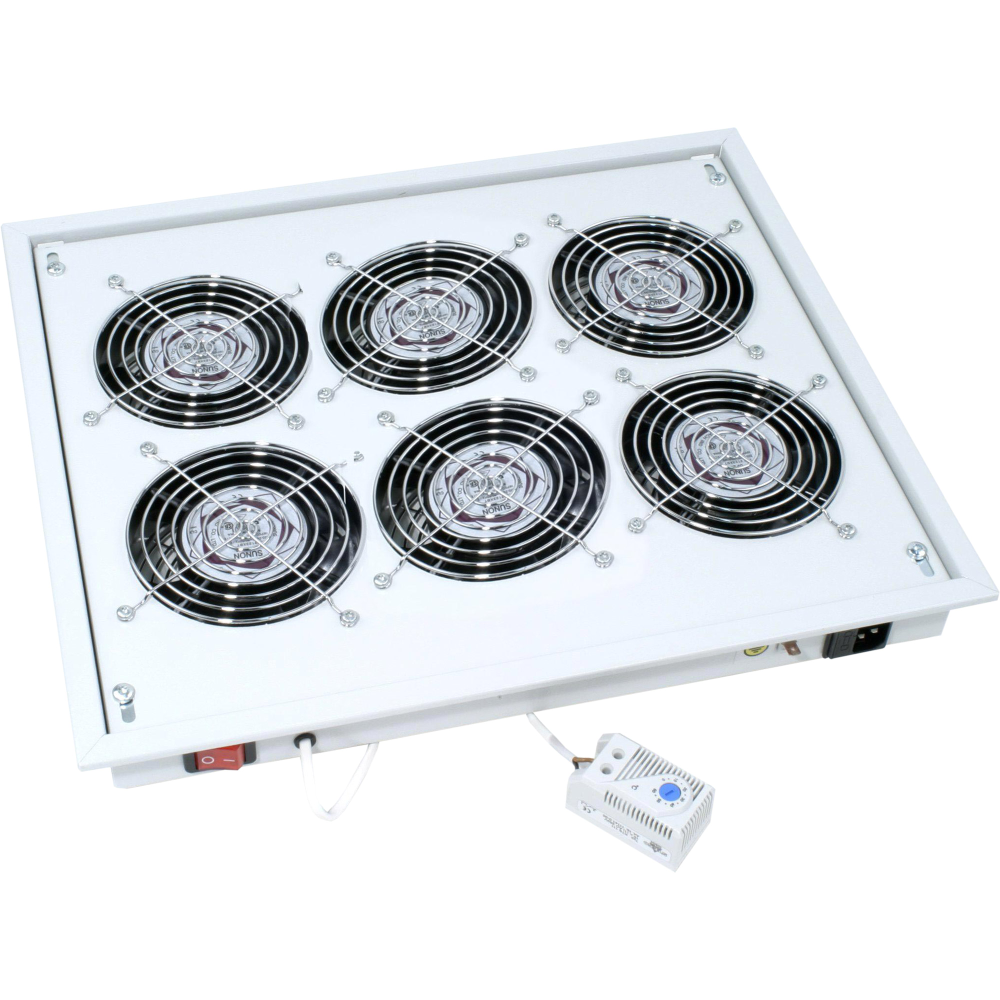 Triton RAC-CH-X05-X3 19 Zoll Belüftungseinheit für Dach/Boden, grau