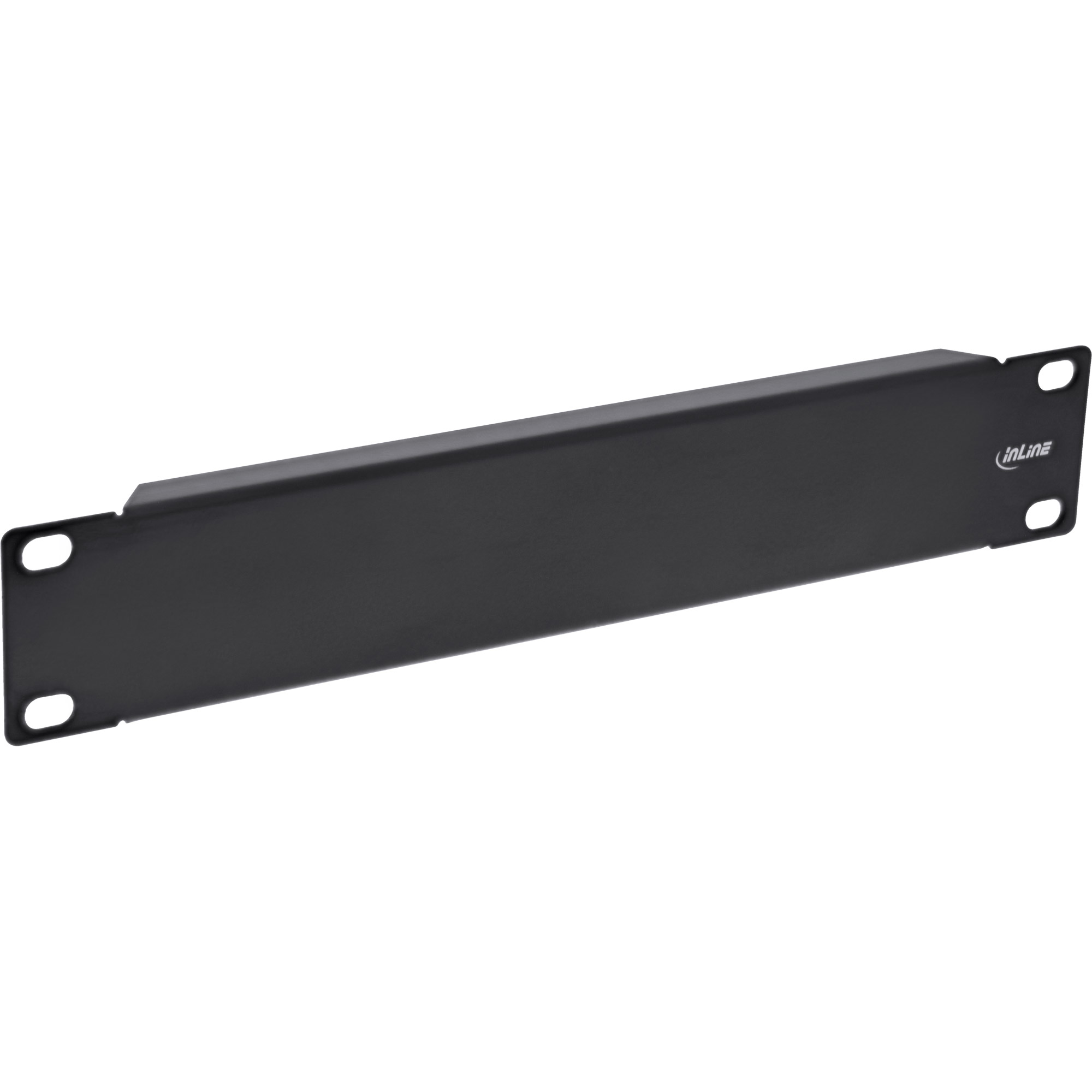 InLine® 10 Zoll Blindplatte, 1HE, RAL 9005 schwarz