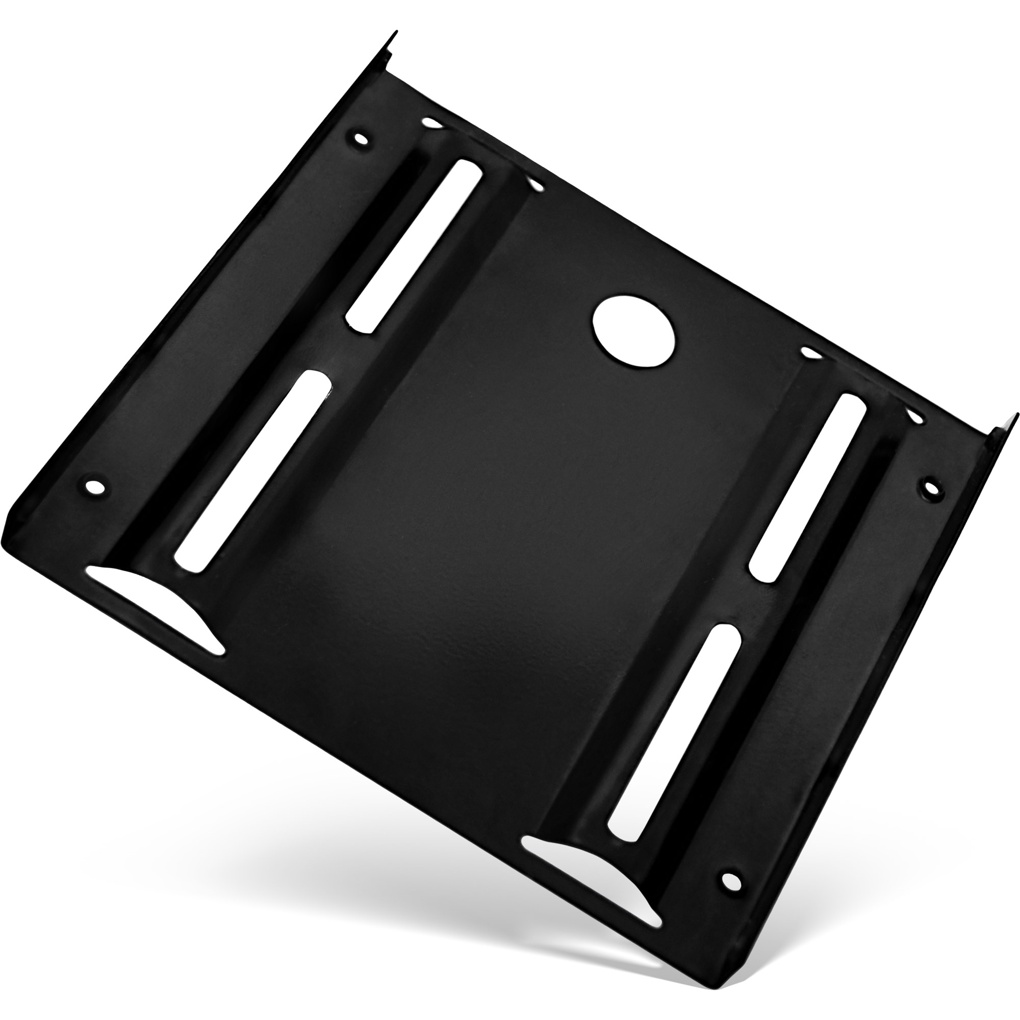InLine® HDD/SSD Einbaurahmen SET, 2,5 Zoll auf 3,5 Zoll Rahmen, SATA Kabel, Stromkabel, Einbauschrauben