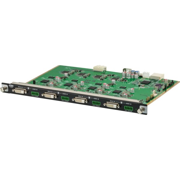 ATEN VM7604 4-Port-DVI-D-Eingabekarte für VM1600, 4 A/V-Quellen an 4 Displays