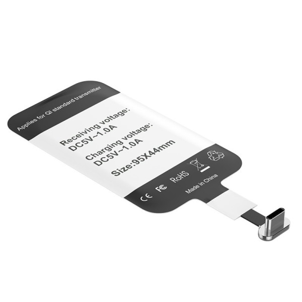 USB-C Qi kabelloses Ladegerät / Empfänger - weiß