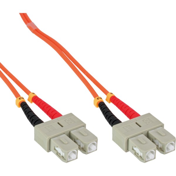 InLine® LWL Duplex Kabel, SC/SC, 50/125µm, OM2, 20m