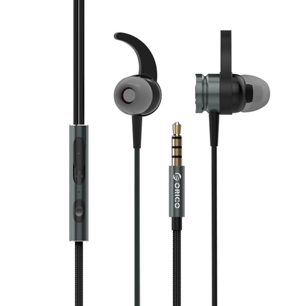 In-Ear Soundplus Sport-Headset / Kopfhörer mit Mikrofon, Bedienfeld und Lautstärkeregler - 3,5-mm-Bu