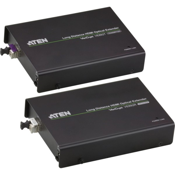 ATEN VE892 Audio/Video-Extender HDMI, RS232 max. 20km via Glasfaserkabel