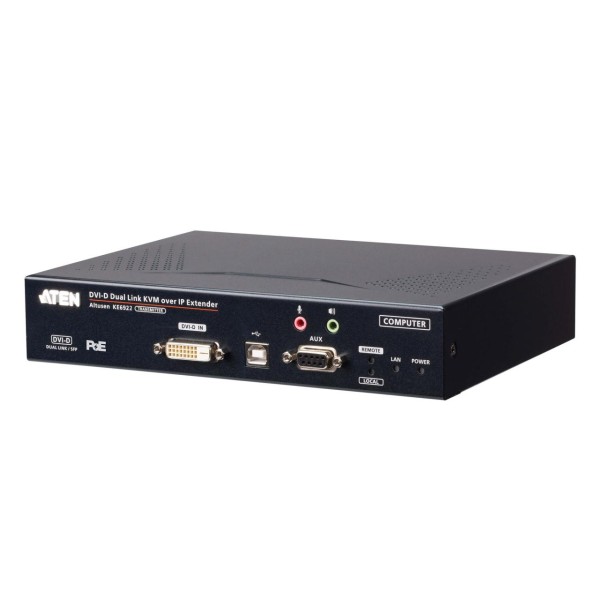 ATEN KE6922T 2K DVI-D Dual-Link KVM over IP Sender mit Dual SFP & PoE