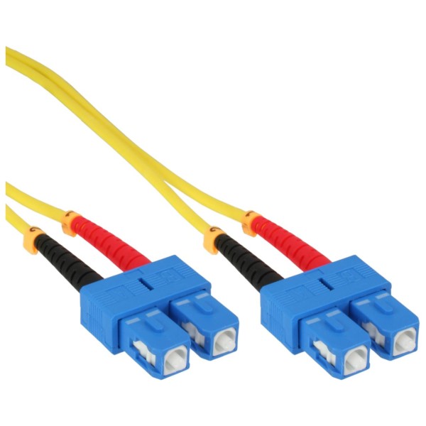 InLine® LWL Duplex Kabel, SC/SC, 9/125µm, OS2, 7,5m