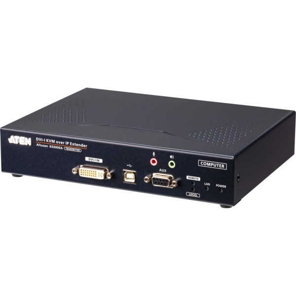 ATEN KE6900AT DVI-I Einzeldisplay KVM over IP Sender, USB, Audio