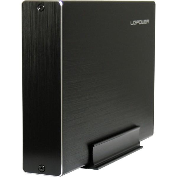 LC-Power LC-35U3-Becrux, externes 3,5"-SATA-Gehäuse, USB 3.0, Alu, schwarz