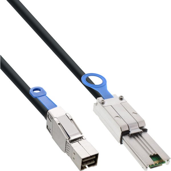 InLine® externes Mini SAS HD Kabel, SFF-8644 zu SFF-8088, 6Gb/s, 1m