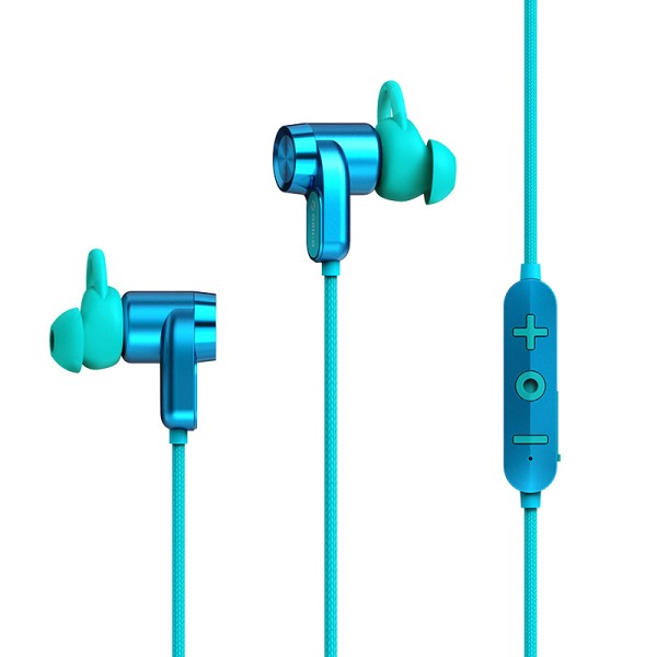 Bluetooth In-Ear Sport Headset / Kopfhörer - Bluetooth 5.0 + EDR - 10 Meter Reichweite - Blau